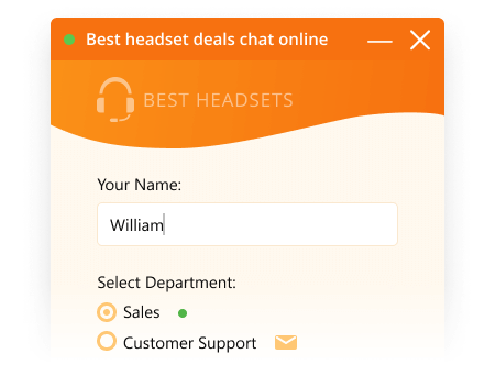 Eigenes Logo hochladen, Chat-Titel ändern Individuelles Firmenlogo im Chat-Fenster