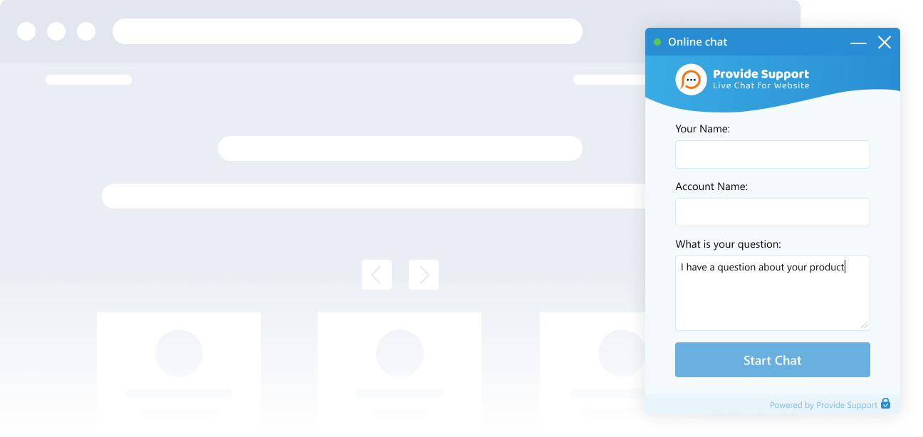 Binden Sie den Messenger in Ihre Website ein oder machen Sie ihn zu einem Popup-Fenster Vorschau des Live-Chat-Fensters